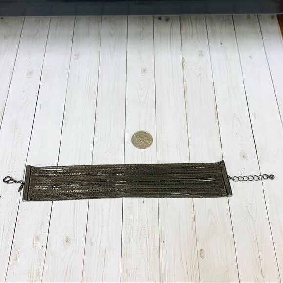 Avon Gunmetal Chains Bracelet - Picture 1 of 2